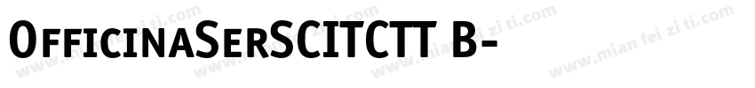 OfficinaSerSCITCTT B字体转换